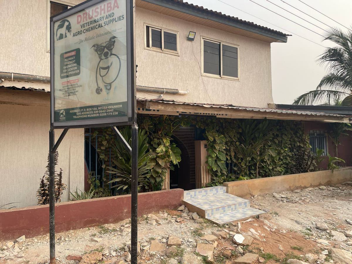 The Drushba Veterinary Services building in Accra